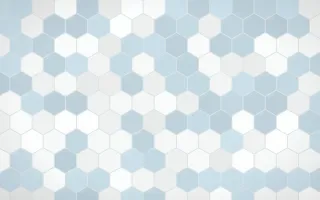 Lisbon Azul Hex Tiles — light white and blue tile background