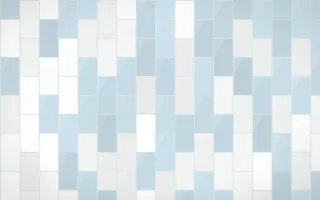 Lisbon Azul Stacked Tiles — light white and blue tile background