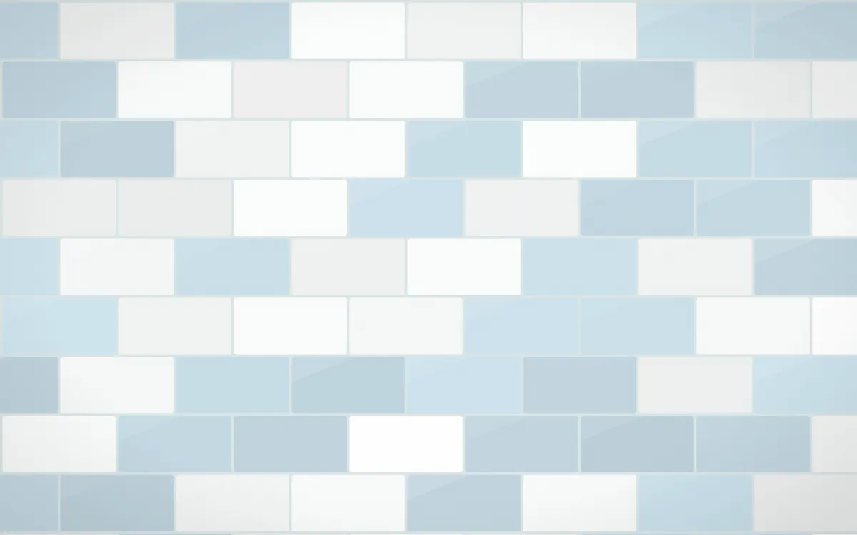 Lisbon Azul Subway Tiles — light white and blue tile background