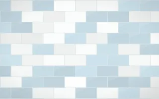Lisbon Azul Subway Tiles — light white and blue tile background