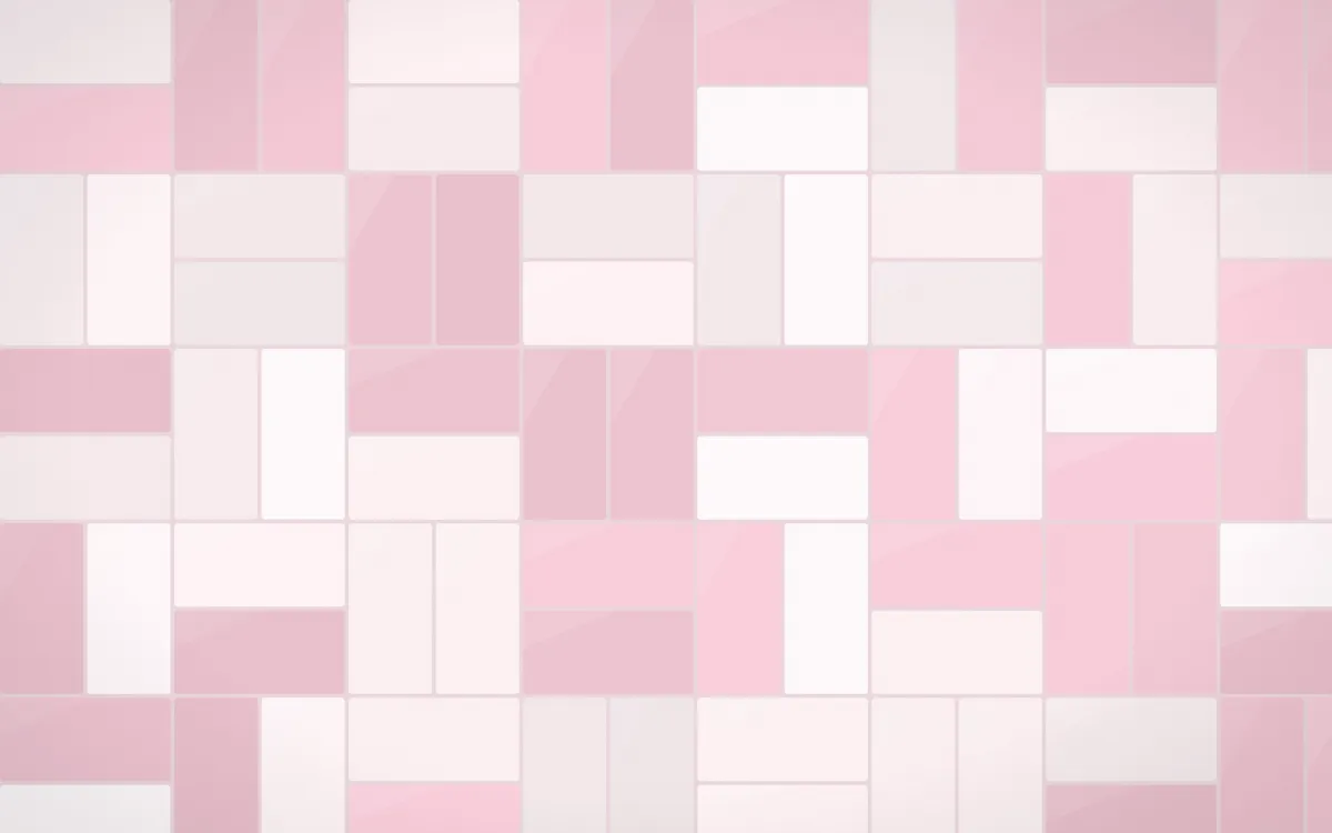 Lotus Siam Basketweave Tiles — light white and pink tile background