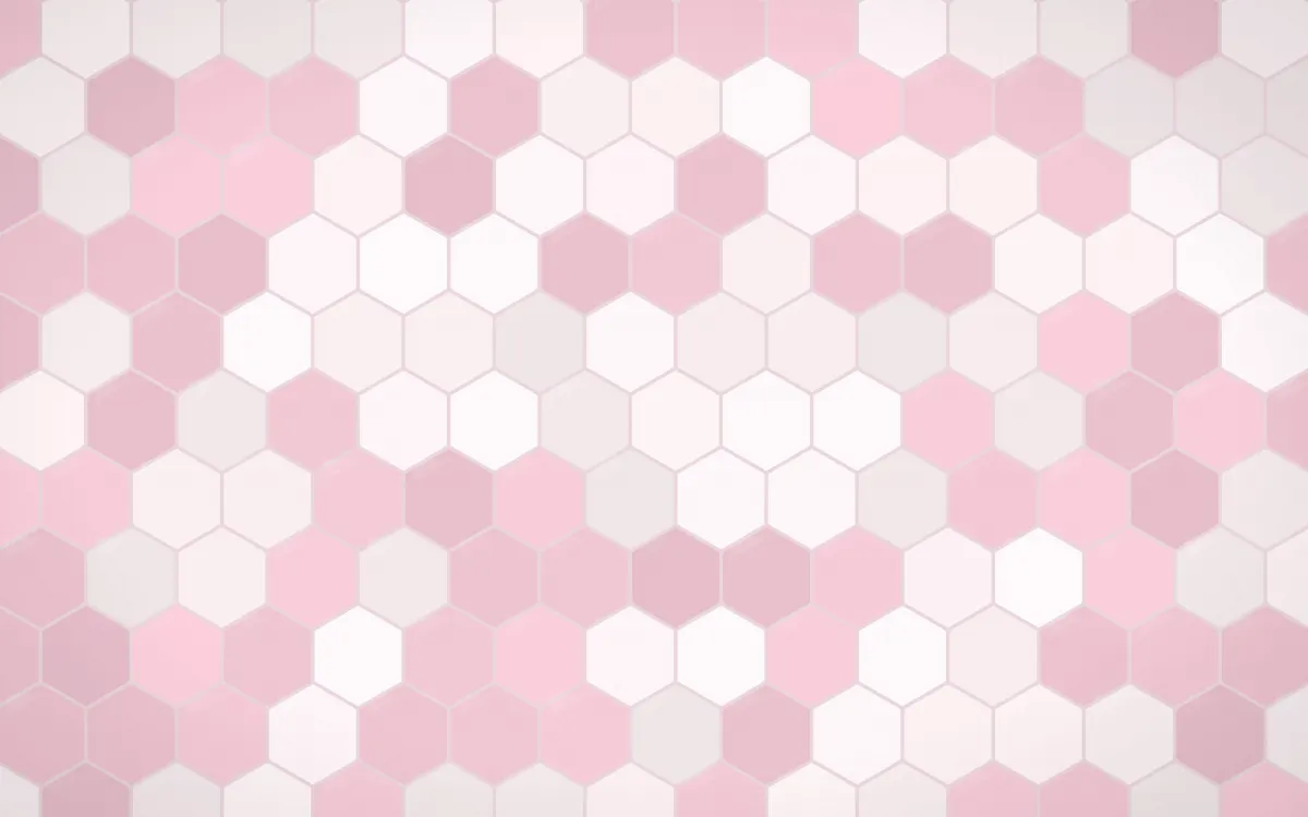 Lotus Siam Hex Tiles — light white and pink tile background