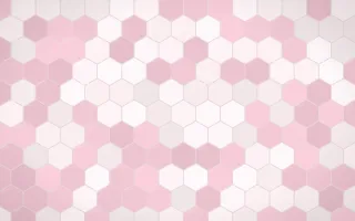 Lotus Siam Hex Tiles — light white and pink tile background