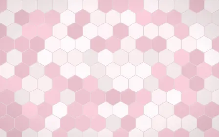 Lotus Siam Hex Tiles — light white and pink tile background