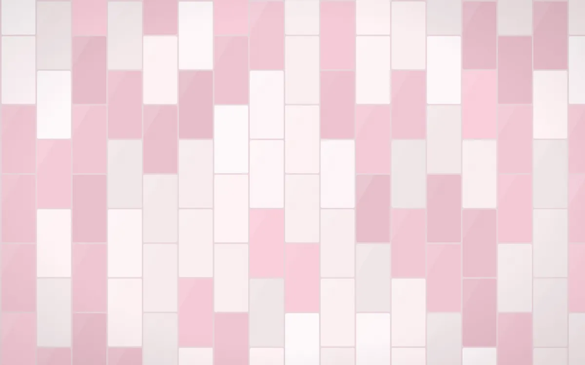 Lotus Siam Stacked Tiles — light white and pink tile background