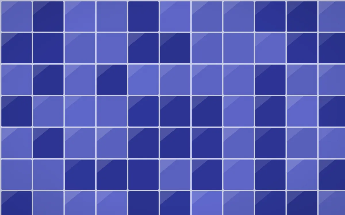 Majorelle Square Tiles — dark blue tile background