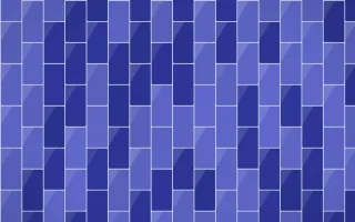 Majorelle Stacked Tiles — dark blue tile background
