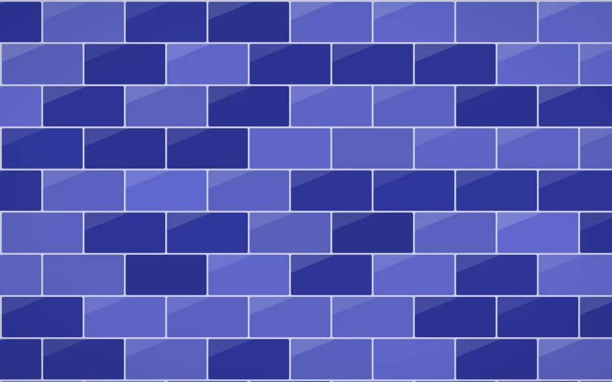 Majorelle Subway Tiles — dark blue tile background