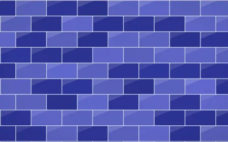 Majorelle Subway Tiles — dark blue tile background