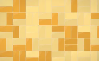Marigold Temple Basketweave Tiles — colourful yellow, orange and beige tile background