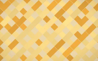 Marigold Temple Herringbone Tiles — colourful yellow, orange and beige tile background