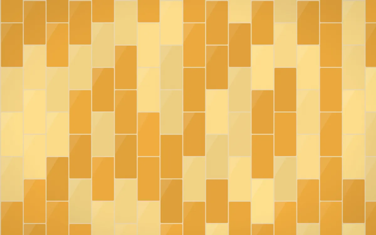 Marigold Temple Stacked Tiles — colourful yellow, orange and beige tile background