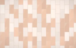 Marrakech Rose Stacked Tiles — light beige tile background