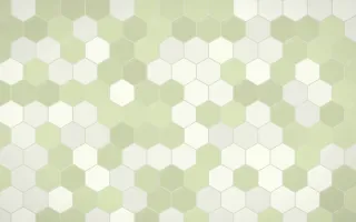 Matcha House Hex Tiles — light white and green tile background