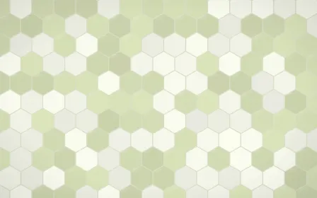 Matcha House Hex Tiles — light white and green tile background