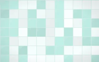 Miami Deco Square Tiles — light white and teal tile background