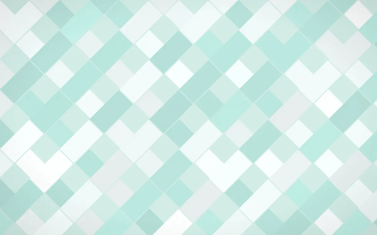 Miami Deco Herringbone Tiles — light white and teal tile background