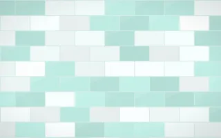 Miami Deco Subway Tiles — light white and teal tile background