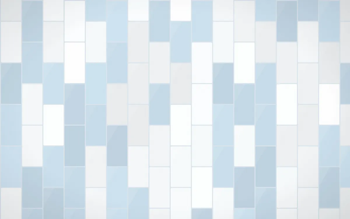 Ming Porcelain Stacked Tiles — light white and blue tile background
