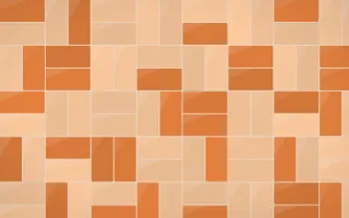 Momiji Maple Basketweave Tiles — colourful orange and beige tile background