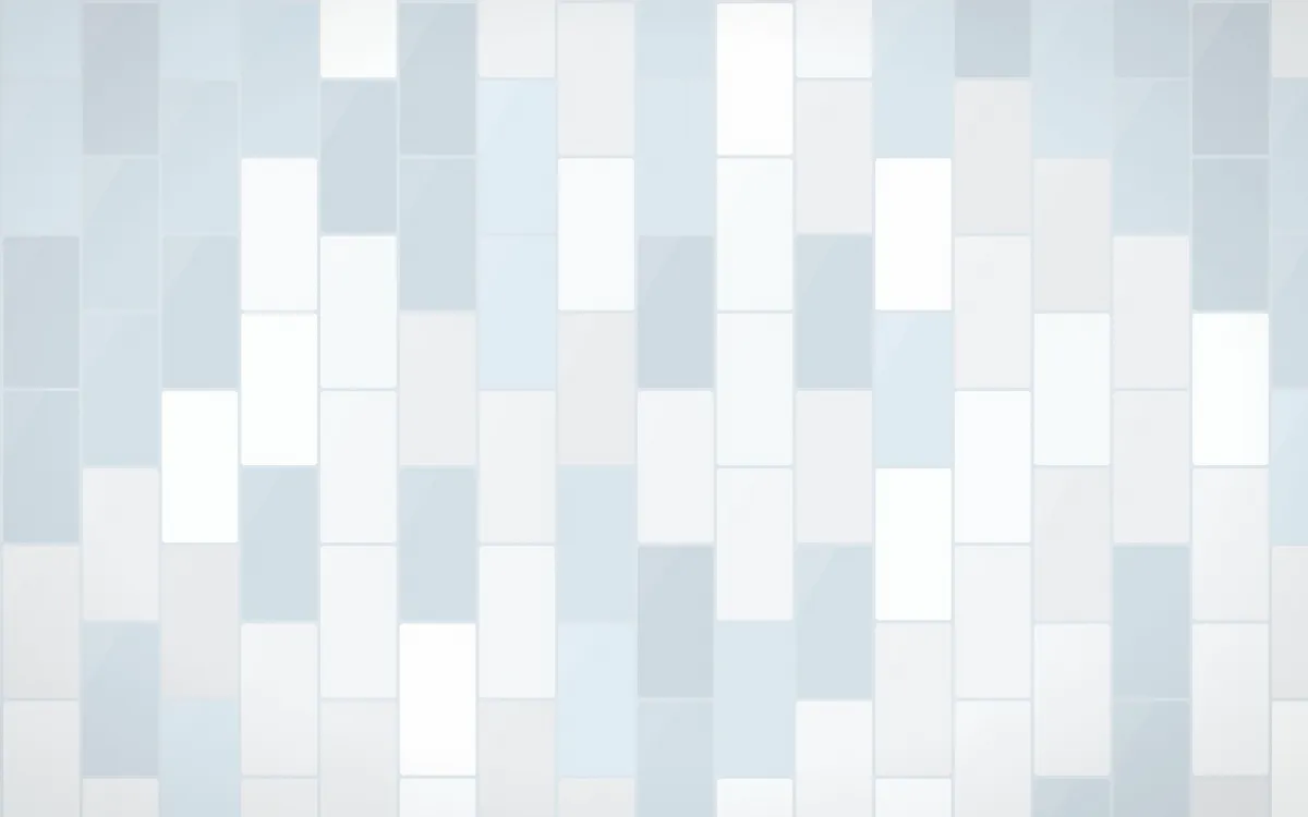 Montréal Hiver Stacked Tiles — light white and blue tile background