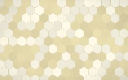 Nile Papyrus Hex Tiles — light beige tile background