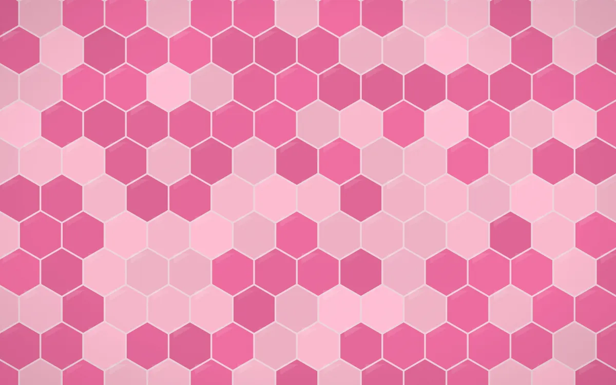 Oaxaca Pink Hex Tiles — colourful pink tile background