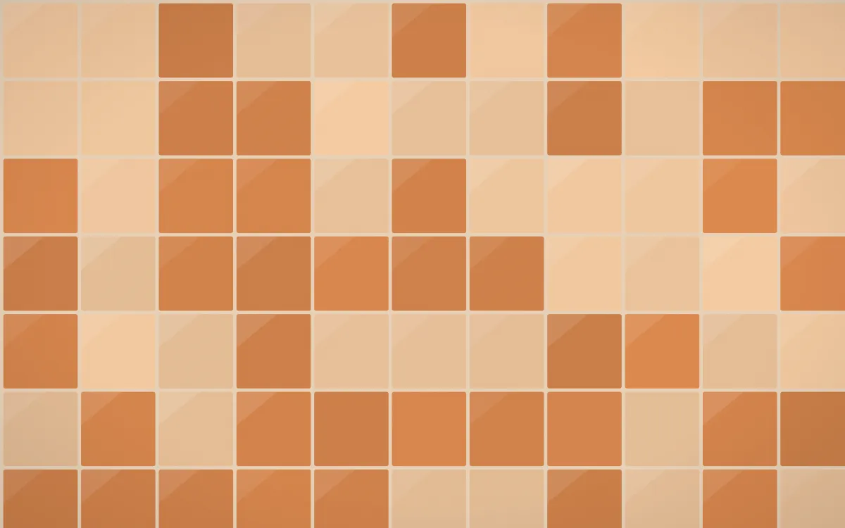 Outback Clay Square Tiles — colourful orange and beige tile background