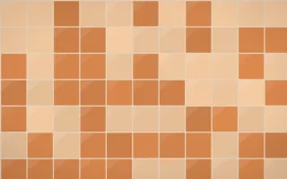 Outback Clay Square Tiles — colourful orange and beige tile background