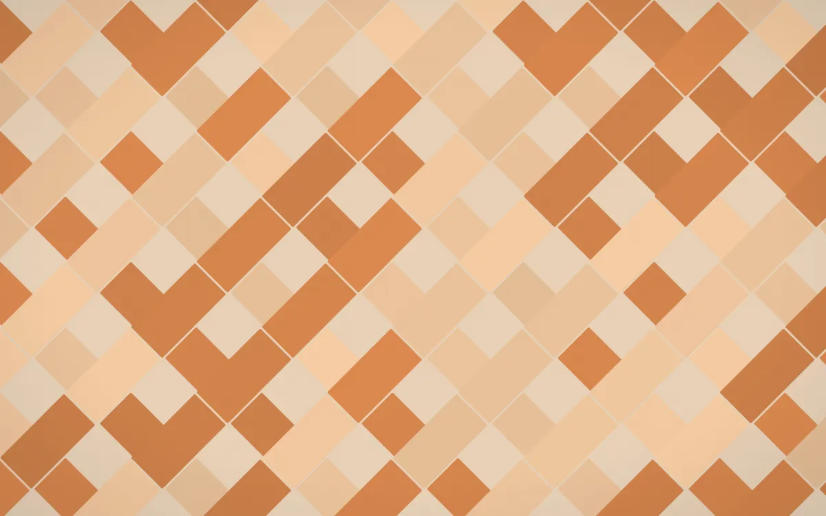 Outback Clay Herringbone Tiles — colourful orange and beige tile background