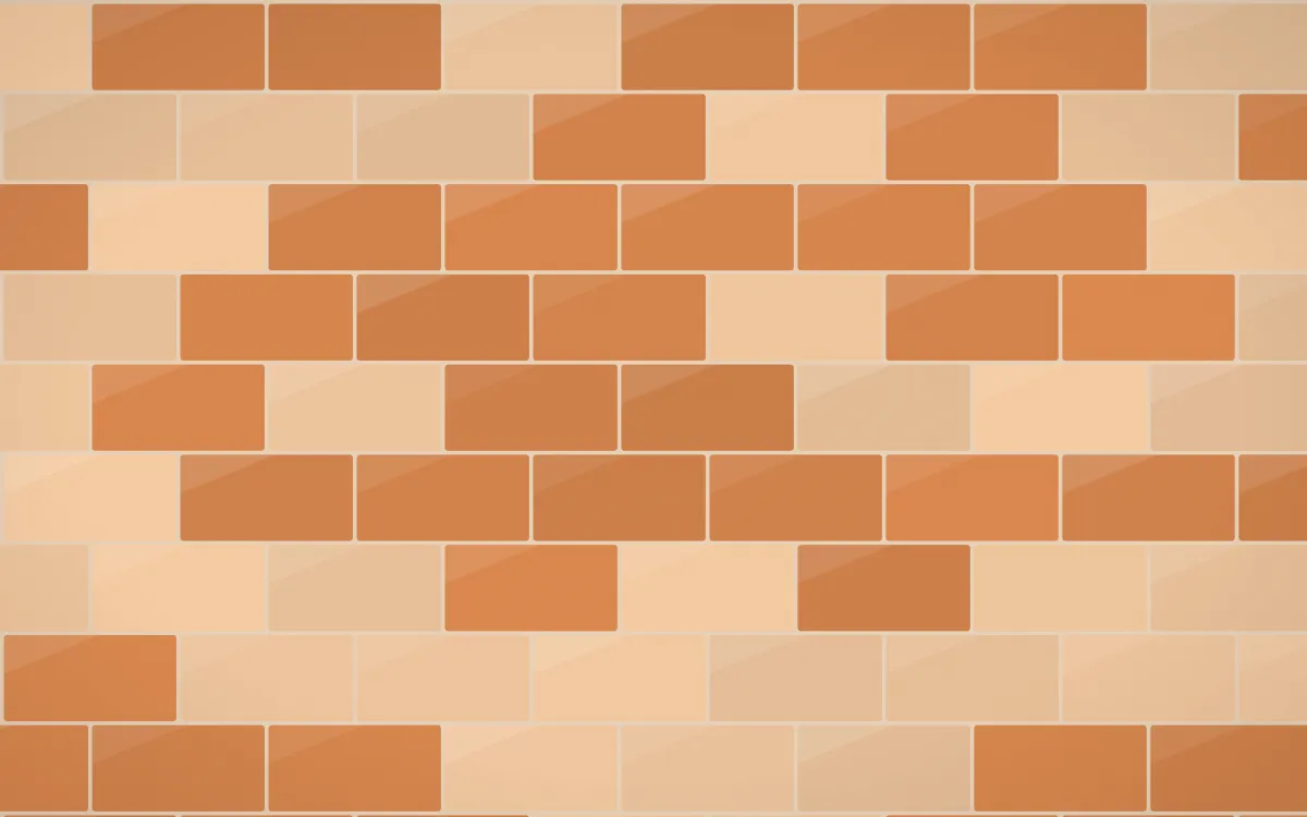 Outback Clay Subway Tiles — colourful orange and beige tile background