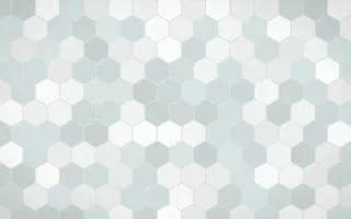 Pacific Fog Hex Tiles — light white and grey tile background