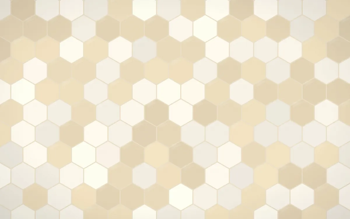 Pampas Cream Hex Tiles — light beige tile background