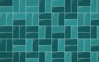 Peacock Court Basketweave Tiles — dark teal tile background