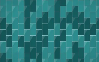 Peacock Court Stacked Tiles — dark teal tile background