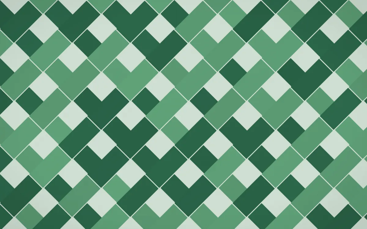 Persian Garden Herringbone Tiles — dark green tile background