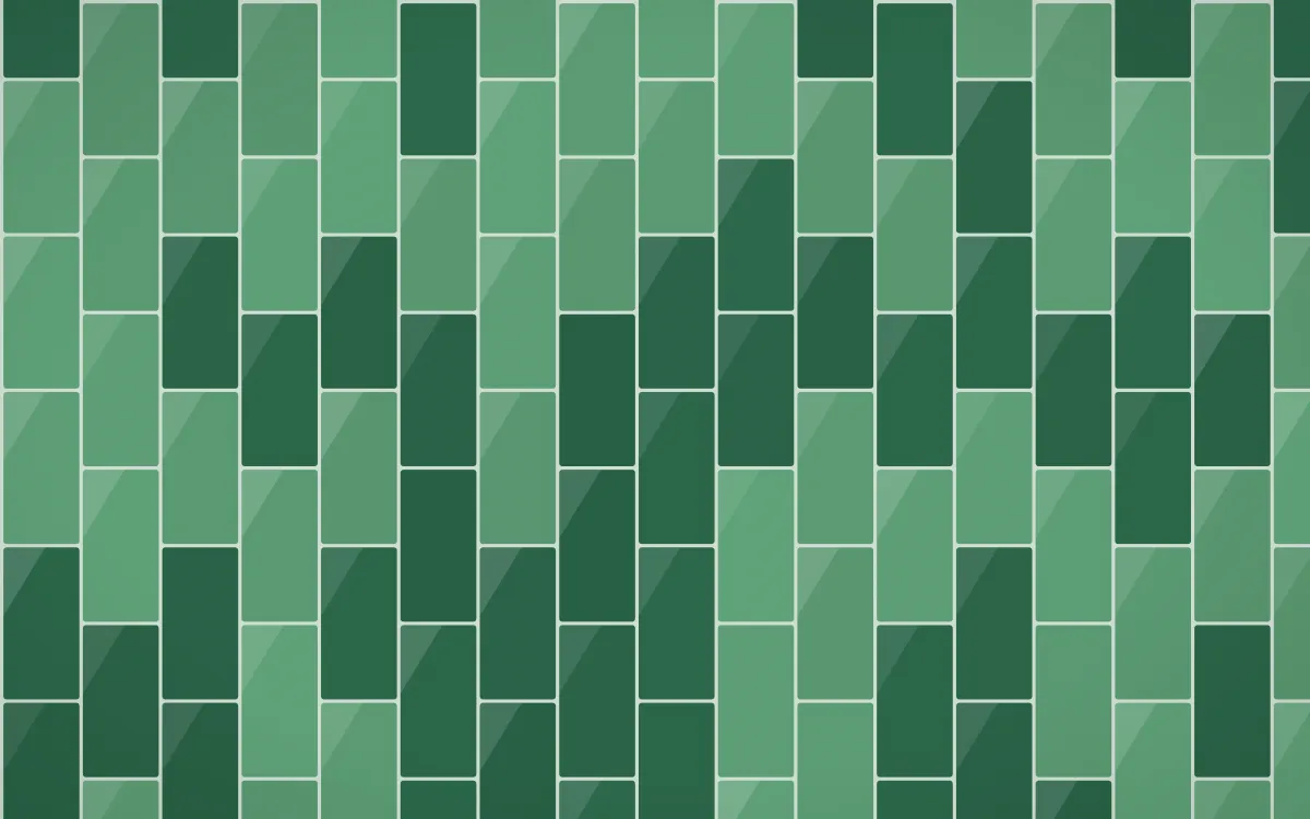 Persian Garden Stacked Tiles — dark green tile background