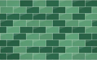 Persian Garden Subway Tiles — dark green tile background