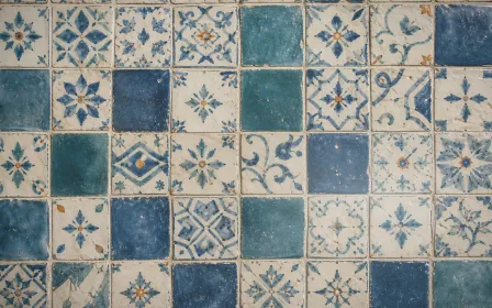Tiles Softbox — light white tile background