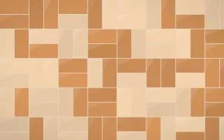 Porto Terra Basketweave Tiles — colourful beige and orange tile background
