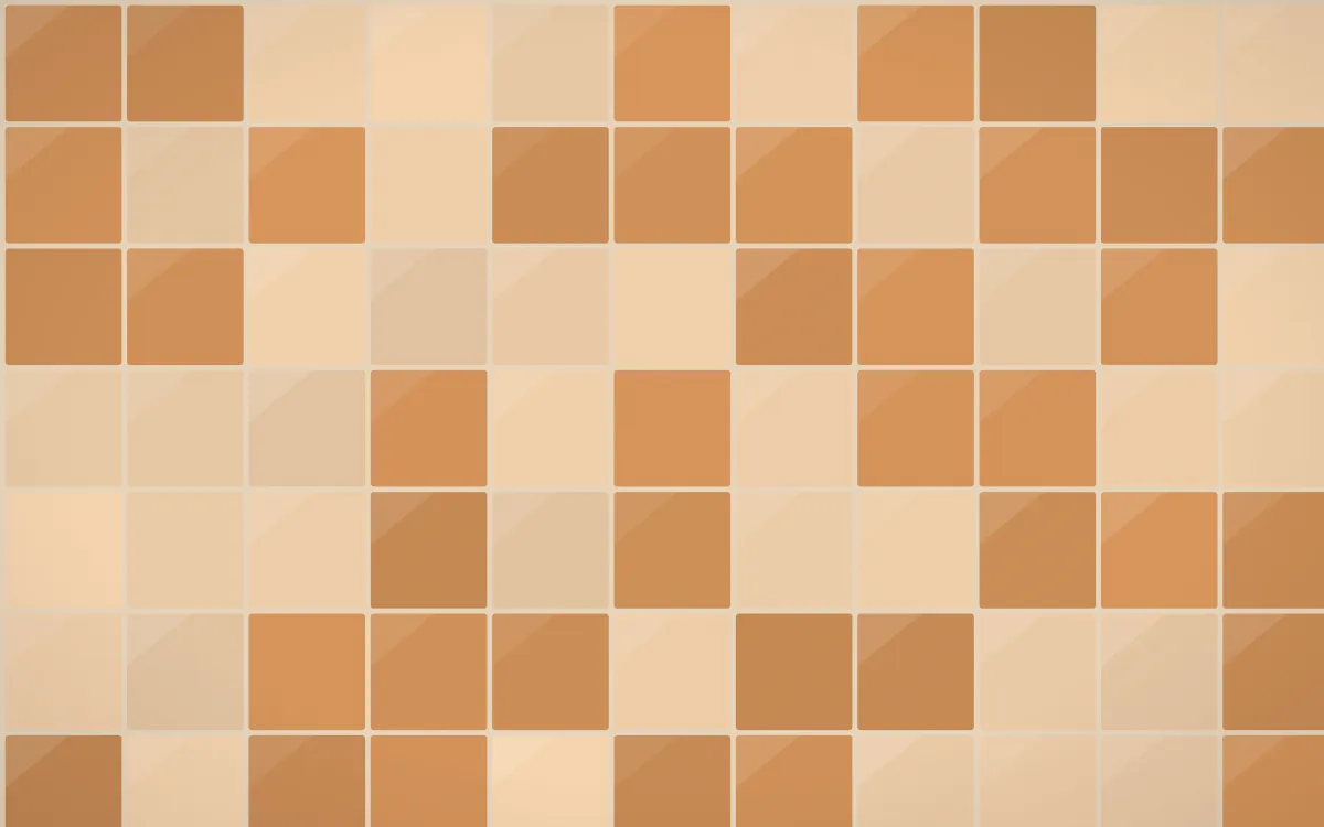 Porto Terra Square Tiles — colourful beige and orange tile background