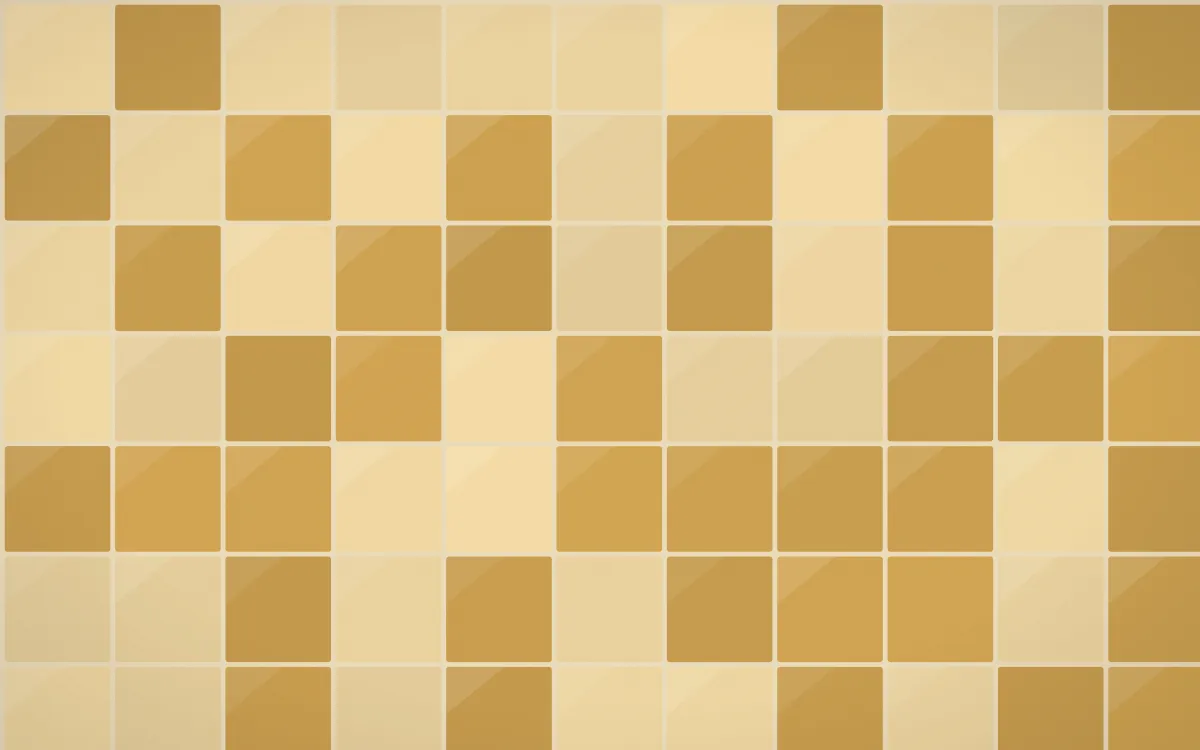 Prague Gold Square Tiles — colourful beige and gold tile background