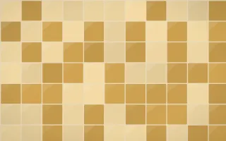 Prague Gold Square Tiles — colourful beige and gold tile background