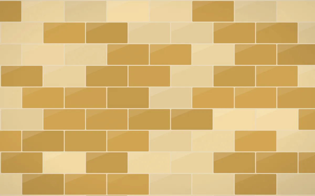 Prague Gold Subway Tiles — colourful beige and gold tile background