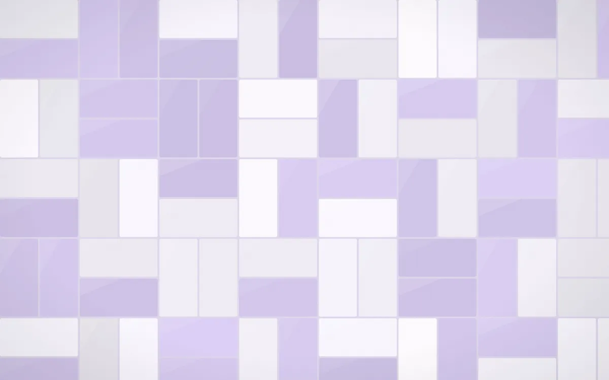 Provence Basketweave Tiles — light white and purple tile background
