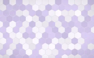 Provence Hex Tiles — light white and purple tile background