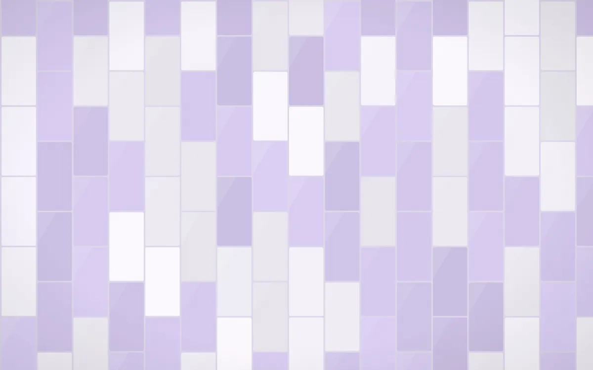 Provence Stacked Tiles — light white and purple tile background
