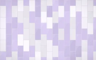 Provence Stacked Tiles — light white and purple tile background