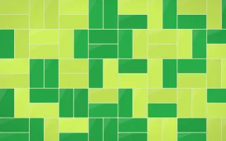 Rio Carnival Basketweave Tiles — colourful green tile background