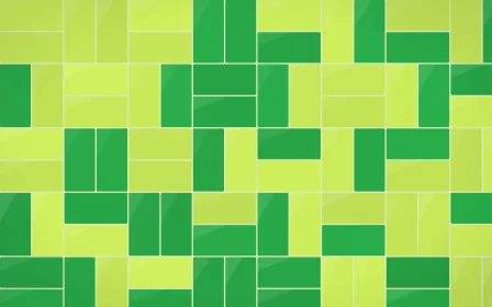 Rio Carnival Basketweave Tiles — colourful green tile background
